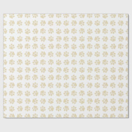 Julklovar Vintage Elfenben Presentpapper