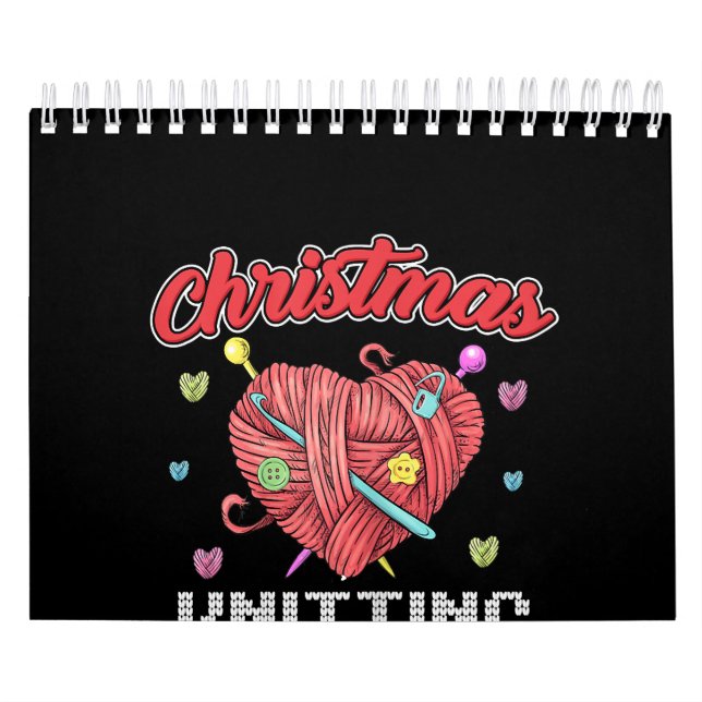 Julklubban Heart Garn Crochet Kalender (Omslag)