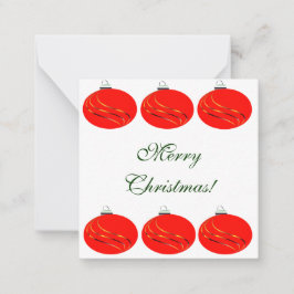 Julklubbkort Anteckningskort