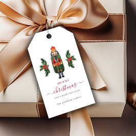 Julknäckare Merry Christmas Presentetikett