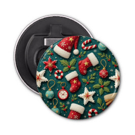 Julknapp - flasköppnare