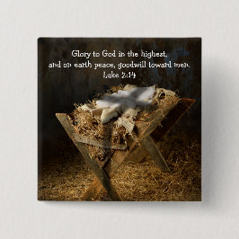 Julknapp för religiösans Anpassningsbar Knapp