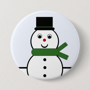 Julknappen Snögubbe i Whimsique Knapp