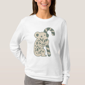Julkoala med sockerrör t shirt