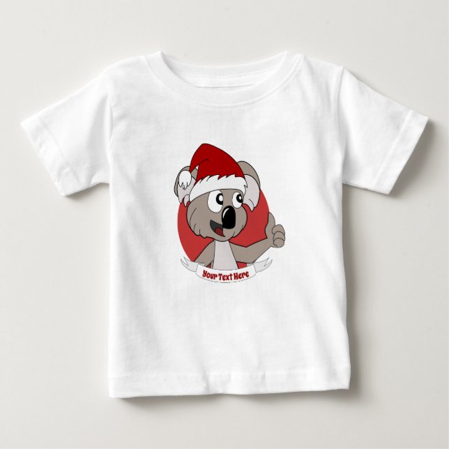 Julkoala-tecknaden T Shirt (Framsida)