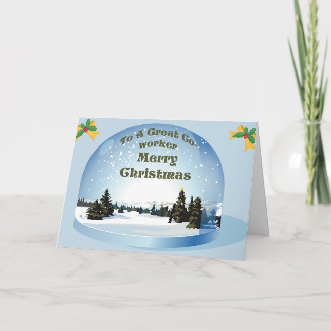 Julkoarbetarkort Helgkort (Framsida)