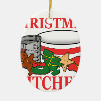 julkök julgransprydnad keramik