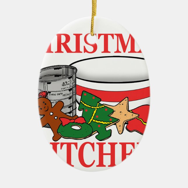 julkök julgransprydnad keramik (Framsidan)