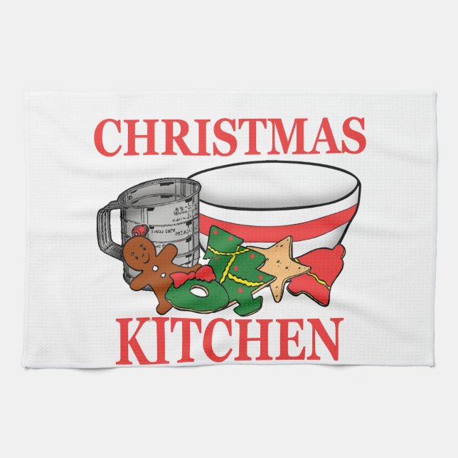 julkök kökshandduk (Horisontell)