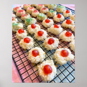 Julkokonut Macaroons Poster