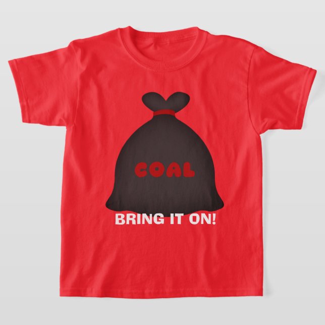 Julkol, tecknad Helgdag, t-shirt (Laydown)