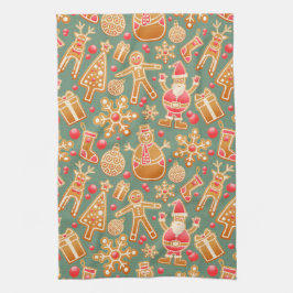 Julkollage Kökshandduk