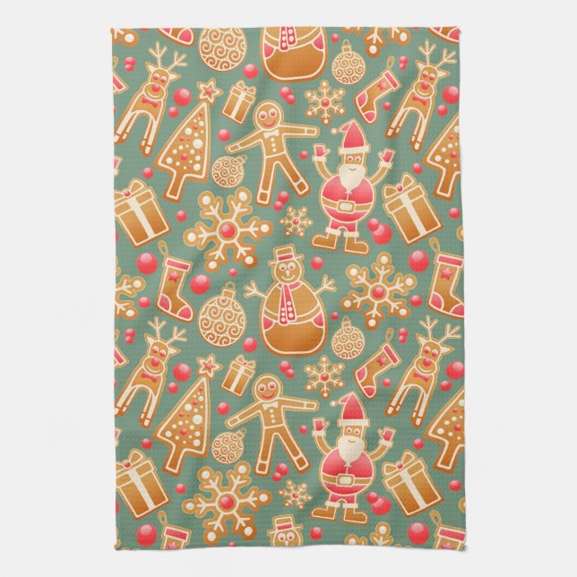 Julkollage Kökshandduk (Vertikal)