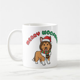 Julkollie Mugg: Merry Woofmas Kaffemugg