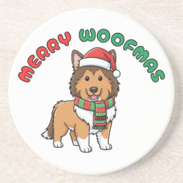 Julkollie Underlägg: Merry Woofmas Underlägg