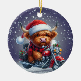 Julkonen Cute Highland (Italien) Julgransprydnad Keramik