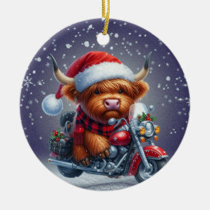Julkonen Cute Highland (Italien) Julgransprydnad Keramik