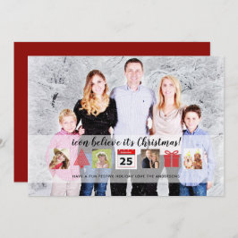 Julkoner Fotokollage Modern unik Inbjudningar