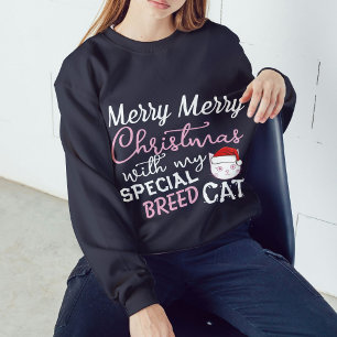 Julkonfektion Merry Party Personlig Cat Pet T Shirt