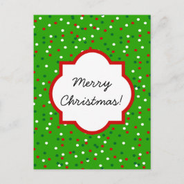 Julkonfetti ・ Julgran Sprinkles Helg Vykort