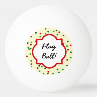 Julkonfettiar •, Sockerkakastänk Pingisboll