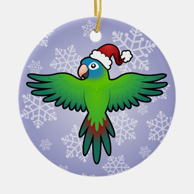 Julkonkylie / Lorikit / Papegoja Julgransprydnad Keramik (Framsidan)