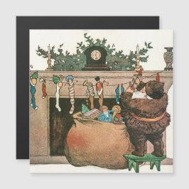 Julkonst, helgdag vintage-kort