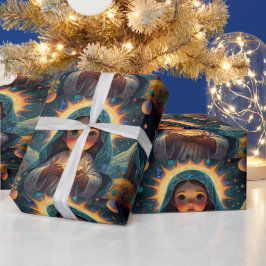 Julkonst i Snögubbe Presentpapper