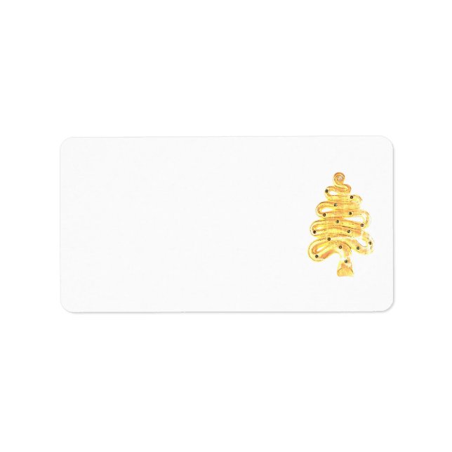 Julkonst och -Adressetiketter Adressetikett (Framsidan)