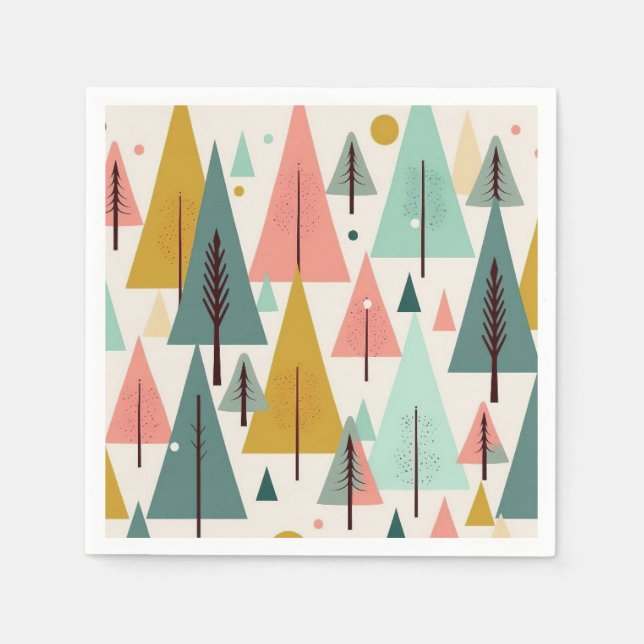 Julkonst Plant Art 1 Little Julgran Pappersservett (Framsidan)