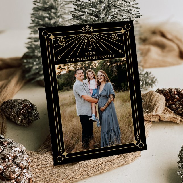 Julkonsthandboksfotokort för konturteckning - Helg Inbjudningar (Skapare uppladdad)