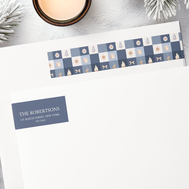 Julkontroll - adressetikett etikettband (Skapare uppladdad)