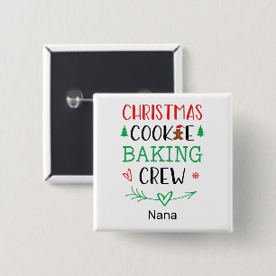 Julkookie Baking Crew Matching Family Namn Knapp