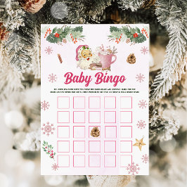 Julkookie Santa Baby Bingo Games Card Inbjudningar
