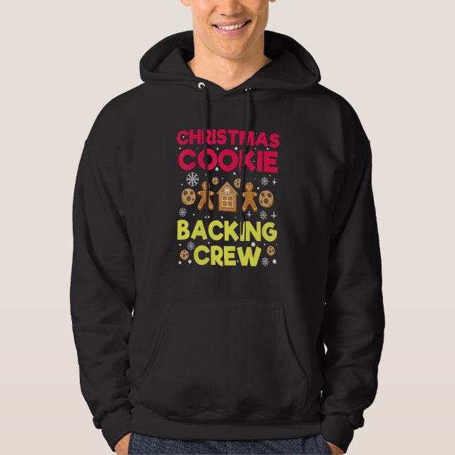 Julkookies Baking Crew Helgdagar Snögubbe Sno Hoodie (Framsida)