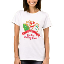 Julkookies Baking Crew Shirt Personlig