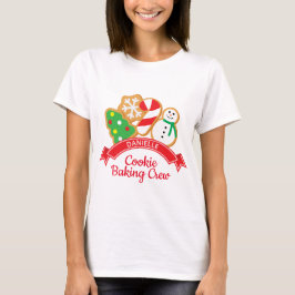 Julkookies Baking Crew Shirt Personlig T Shirt