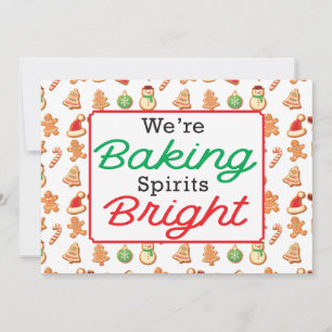 Julkookies Baking Spirits Bright Julkort