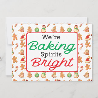 Julkookies Baking Spirits Bright Julkort