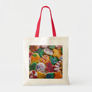 Julkookies I Colorful Helgdag Baking Tygkasse