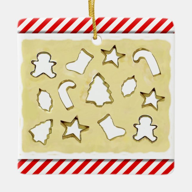 Julkookies Julgransprydnad Keramik (Framsida)