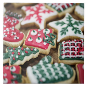 Julkookies Kakelplatta
