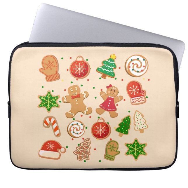 Julkookies Laptop Fodral (Framsidan)