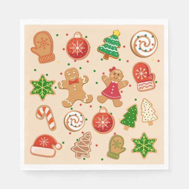 Julkookies Pappersservett (Framsidan)