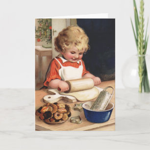 Julkookies Vintage julkort Helgkort