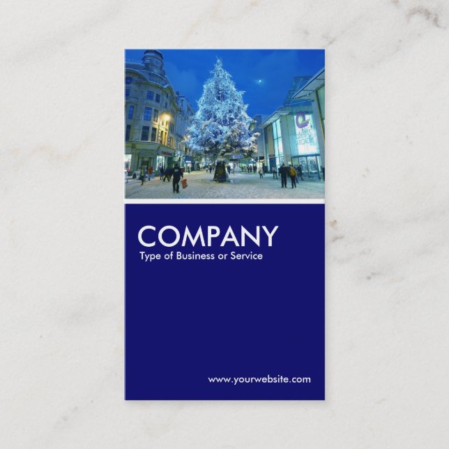 Julköp - djupa flottan visitkort (Framsida)