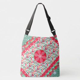 Julköpare Elegant Snöflingor Axelväska