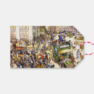 Julköpare på Femte Avenue (New York City) Presentetikett
