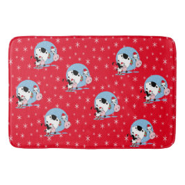 Julkor i land med jultomthattar, flera badrumsmatta