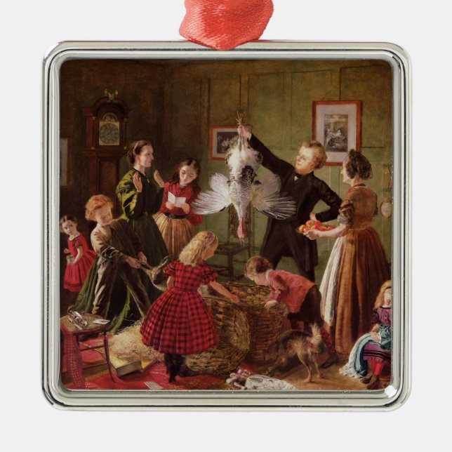 Julkorgen Julgransprydnad Metall (Framsidan)